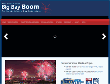 Tablet Screenshot of bigbayboom.com